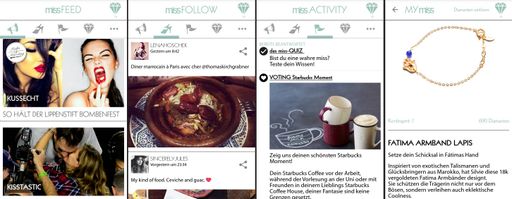 Vorschau Bild von Screenshot der neuen missAPP
