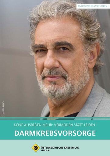 Cover Broschüre "Darmkrebsvorsorge"