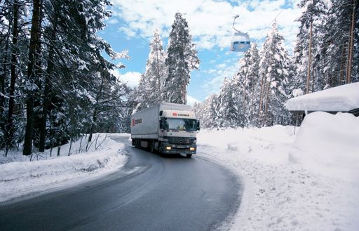 DB Schenker in der Weltcup-Area Bansko