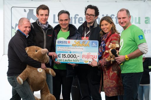 Laufen hilft - Österreichs Laufopening startet mit
über 3.500 Sportbegeisterten und insgesamt 15.000 Euro Spenden für
die St. Anna Kinderkrebsforschung und das neunerhaus.