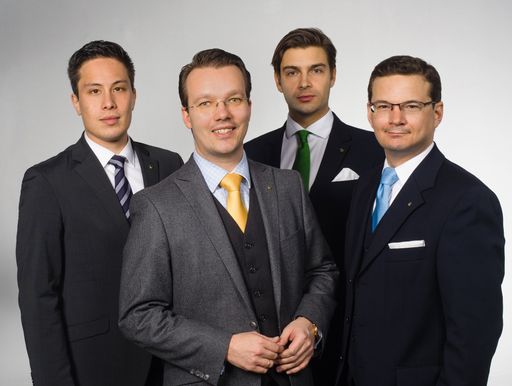  Das Management-Team von Venionaire Investment v.l.:
Technologie-Stratege Dan Choon, Venionaire CEO Berthold
Baurek-Karlic, Compliance Officer Alexander Rapatz sowie Private
Equity Experte Martin Steininger.