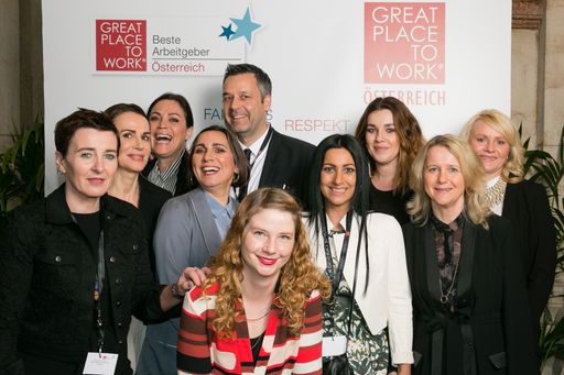 Vorschau Bild von H&M Österreich von GREAT PLACE TO WORK® als "Beste
Arbeitgeber 2015" ausgezeichnet
