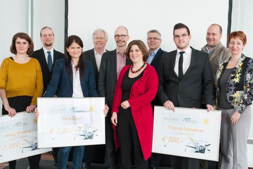  AIT, tecnet und accent fördern junge ForscherInnen
bei der Verwertbarkeit ihrer wissenschaftlichen Arbeit.