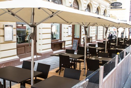  Der neue Gastgarten des Ristorante Da Vinci
Wien. Foto: RitchiePettauer.net