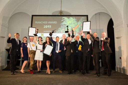  Foto: Sieger der Österreichischen Franchise-Awards
2015