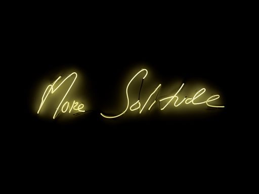 Vorschau Bild von Tracey Emin, "More Solitude", 2014, Neon, ca. 100
cm