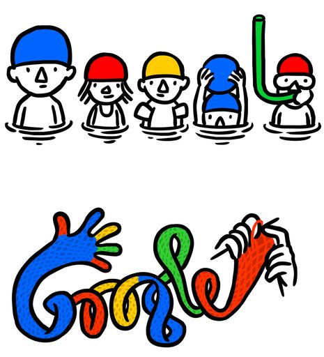 Christoph Niemann, Sommeranfang/Winteranfang,
Animation für die Google-Homepage, New York, 2013