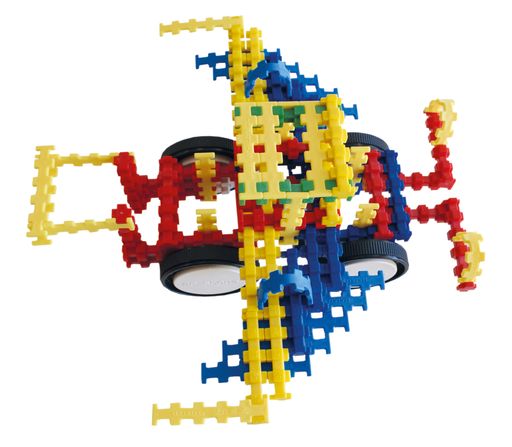 Vorschau Bild von er-stone® Flug-Fahrzeug, gebaut aus flachen, geraden und Reifen