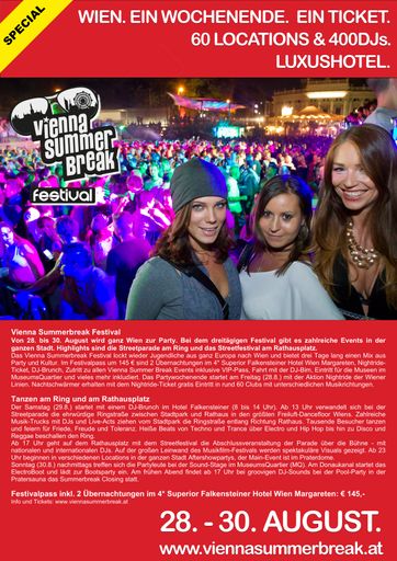  Vienna Summerbreak 2015 Flyer / Sujet.