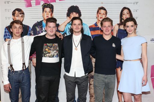 Die Hauptdarsteller Florian Kroop, Chris Tall,
Tilman Pörzgen, Max von der Groeben und Lisa Volz auf der Premiere
von 'Abschussfahrt' am 11. Mai 2015 in München. Weiterer Text über
ots und www.presseportal.de/pm/12946 / Die Verwendung dieses Bildes
ist für redaktionelle Zwecke honorarfrei. Veröffentlichung bitte
unter Quellenangabe: "obs/Constantin Film/© 2015 Constantin Film
Verleih GmbH / Getty Images (Gisela Schober)"