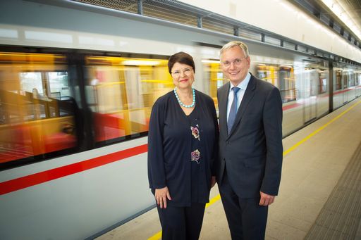 Vzbgmin Brauner, BM Stöger, Ubahn, U2, Stadion,
WIener Linien, ..Credit: David Bohmann - PID