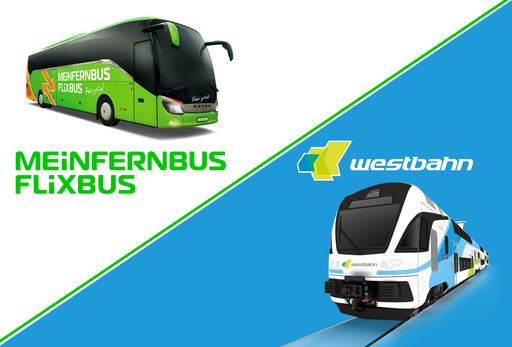 WESTbahn und Mein Fernbus FlixBus