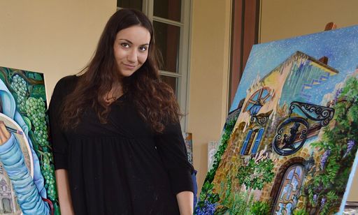  Bella Volens künstlerische Schwerpunkte liegen
in Malerei und menschlichen Transformationen durch Körpermalerei und
inszenierte Fotografie.