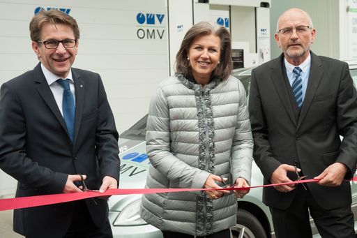 Eröffnung der Wasserstoff-Tankstelle