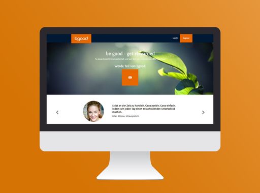 Vorschau Bild von Screenshot Website bgood