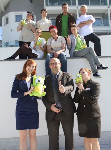  Das Team des AIGO Familien & Sportresorts