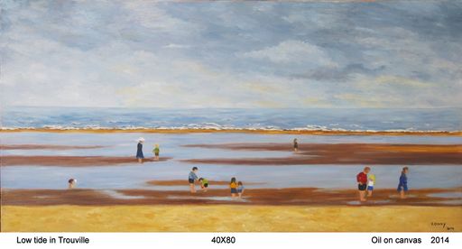 Vorschau Bild von Conny Yael Barak "Low Tide at Trouville"