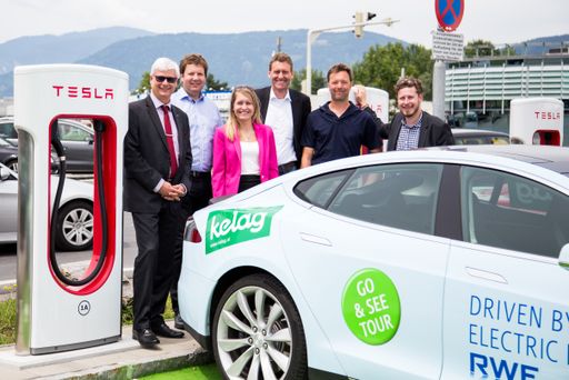 Die größte und leistungsfähigste E-Tankstelle in
Österreich wurde eröffnet.