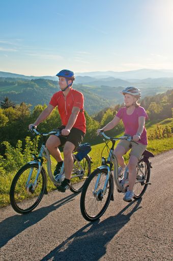 E-Bike-Region Bucklige Welt: locker hügelauf-
und -abwärts durch die Wiener Alpen.