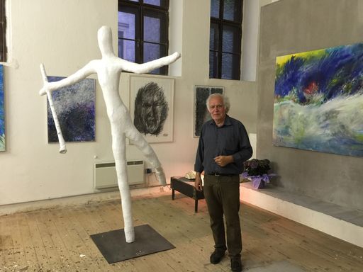 Werkschau von Maler und Bildhauer Wolfgang Stocker in Wien