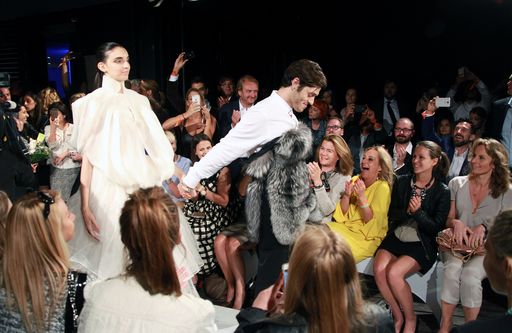 Vorschau Bild von LISKA Modenschau im Rahmen der VIENNA FASHION NIGHT
2015 auf der Dachterrasse der Erste Bank Lounge.