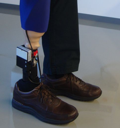 Vorschau Bild von Komplettes System instaliert, eines sitzenden
Probanden