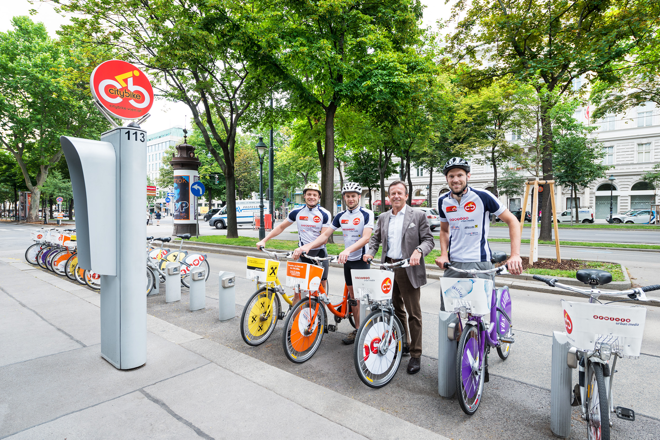 Mit dem Citybike von Bregenz nach Wien
