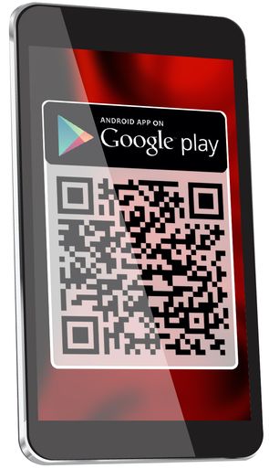  Modern digital tech device on white background
