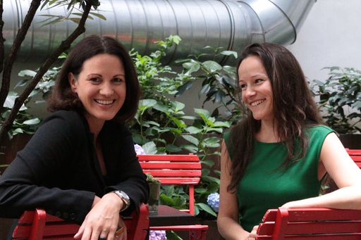  Im Bild v.l.n.r.: Kristin Grasser , Katharina
Gartner