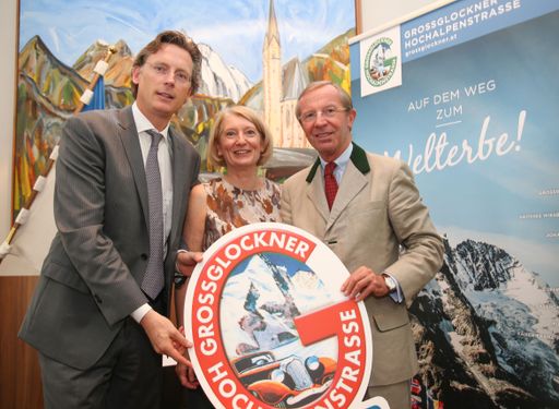  Pressekonferenz Großglockner Hochalpenstraße in der
Firmenzentrale in Salzburg "Die Großglockner Hochalpenstraße - Erbe
& Auftrag"