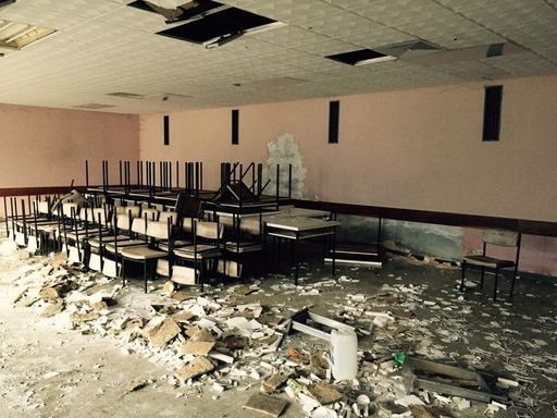 Vorschau Bild von Bild aus dem Inneren des Kriegsblindenheim in
Ossiach, das derzeit als Erstaufnahmezentrum in Kärnten angedacht
ist.