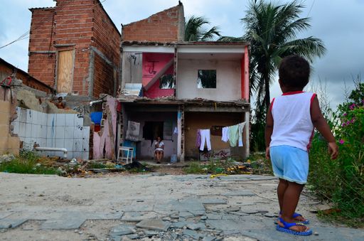 Die Bewohner/innen der Favela Villa Autodromo
müssen dem olympischen Dorf weichen.
