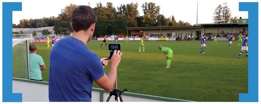 Filmen mit der Fanreport Videoreporter App