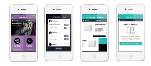 Vorschau Bild von OOUYEA passt sich an die Unternehmen an, weshalb
jede APP und alle damit verbundenen Bauteile bis hin zum Backend an
bestehende ERP-Systeme und Datenbanken angeschlossen werden können
und auch das Design passt sich zu 100% an das Erscheinungsbild der
jeweiligen Marke aus dem Retail an.