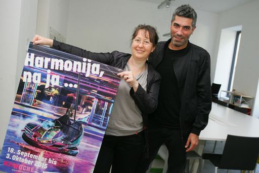 http://www.apa-fotoservice.at/galerie/7004 Im Bild
v.l.n.r.: Radostina Patulova (Leitungsteam WIENWOCHE) und Can Gülcü
(Leitungsteam WIENWOCHE)