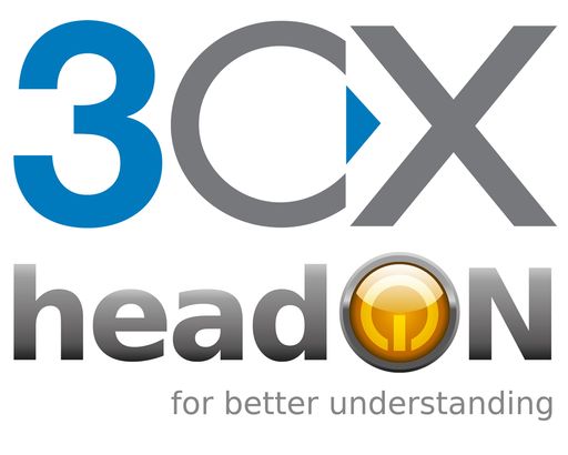  headON Communications und 3CX Logo