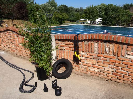 Outdoor Fitnessplatz im Rogner Bad Blumau