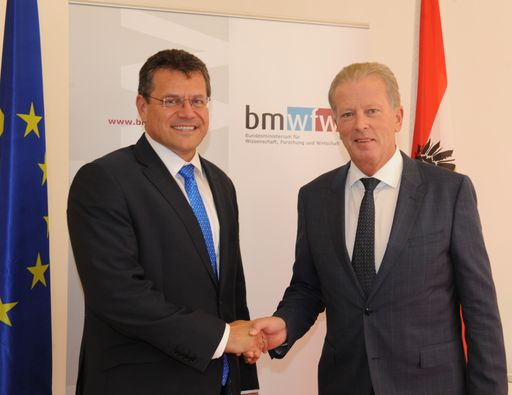 Mitterlehner: Österreich bringt sich bei
EU-Energieunion aktiv ein