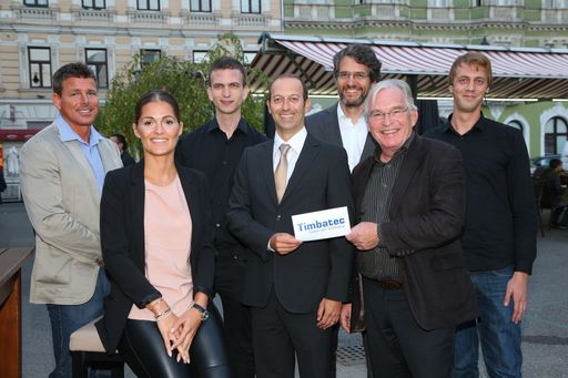  http://www.apa-fotoservice.at/galerie/7055 TIMBATEC
Österreich Team v.l.n.r.: Reinhold Schwarzbacher, Meta Walenta,
Benjamin Zinschitz, Tamir Pixner, Stefan Zöllig, Wolfgang Winter,
Yannic Muchitsch
