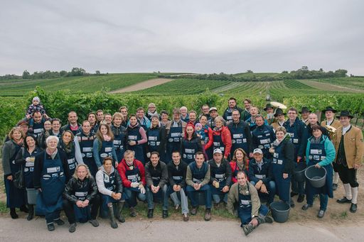 Gruppenbild 7. Charity Weinlese Niederösterreich