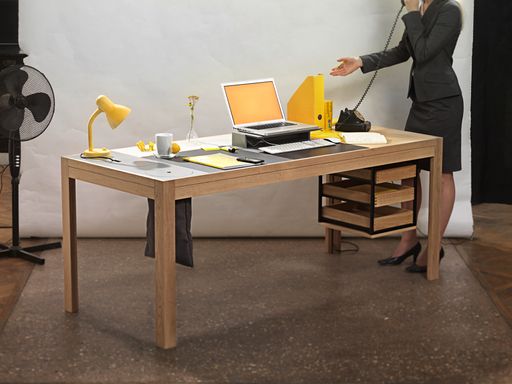  Die perfekte Nutzung des Collective Desk als
Schreibtisch