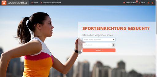  vergleichdichFIT.at Landingpage