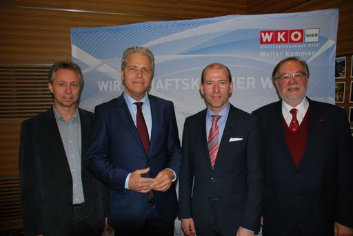 Erwin Eder, Anton Gerald Ofner, Andreas Brandner
und Günter Koch (v.l.n.r.)