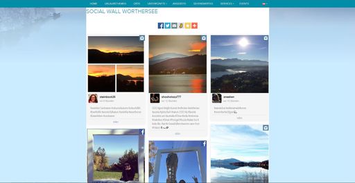 Wörthersee Social Wall