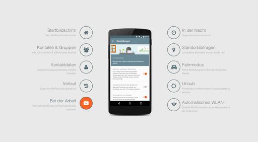 Vorschau Bild von Mit umfangreichen, automatisierten Funktionen wirkt MyPassi wie
ein Sekretär für die Hosentasche.