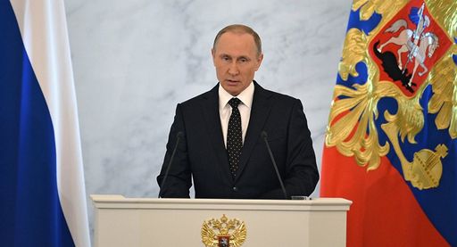 Russlands Präsident Wladimir Putin: Rede zur Lage
der Nation 2015