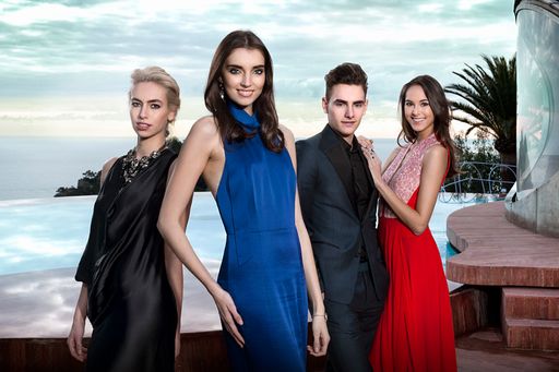 Top 4: Gloria, Angelina, Fabian und Mia v.l.