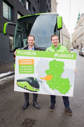 BLAGUSS und Flixbus präsentieren die gemeinsamen
Expansionspläne nach Osteuropa