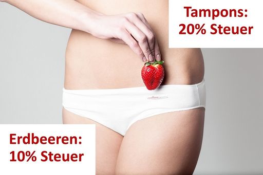  Immer mehr Länder setzen die für Tampons
ungerechtfertigt hohe Umsatzsteuer herunter. Die erdbeerwoche
fordert nun auch die österreichische Regierung zum Handeln auf.