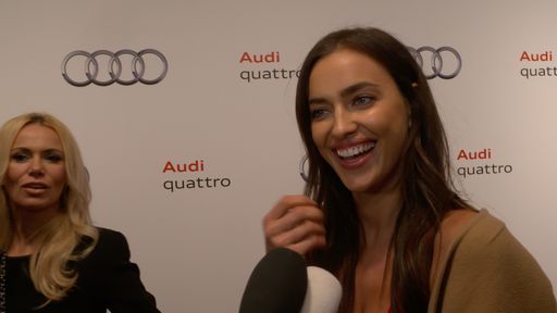 Model und Schauspielerin Irina Shayk in
Kitzbühel